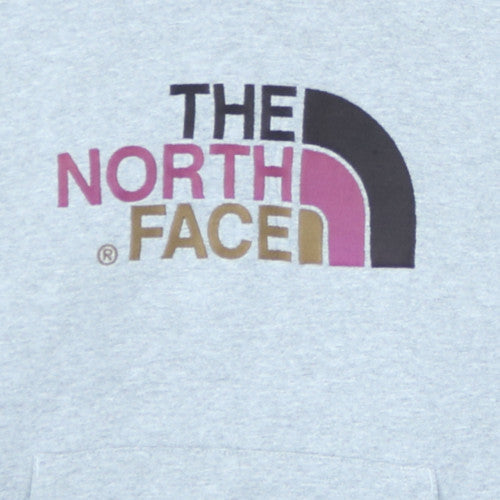 The North Face Men's Grey Pullover Hoodie M Fleece Logo Outdoor