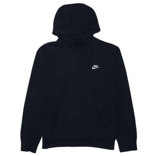 Nike Men's Black Pullover Hoodie L Fleece Regular Fit Sportswear