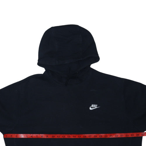 Nike Men's Black Pullover Hoodie L Fleece Regular Fit Sportswear
