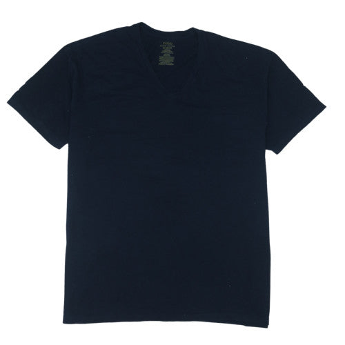 Ralph Lauren Men's Navy Blue 2XL Classic Fit V-Neck T-Shirt