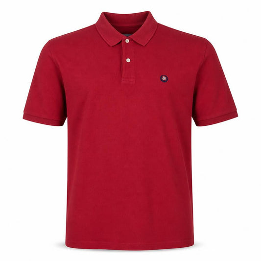 Chaps Ralph Lauren Men's Red 2XL Cotton Short Sleeve Polo Shirt