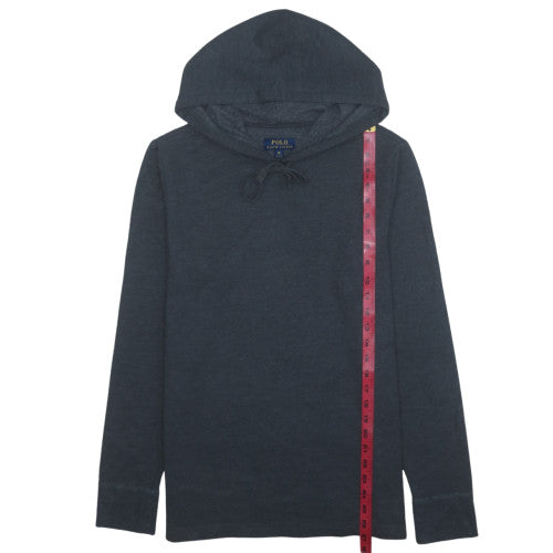 Polo Ralph Lauren Men's Blue Pullover Hoodie Size M Lightweight Cotton
