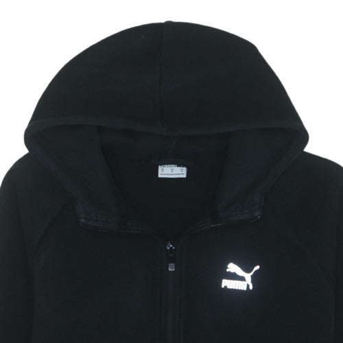 Puma Men's Black Full Zip Hoodie Size M Regular Fit Sportswear