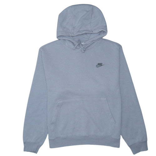 Nike Men’s Grey Pullover Hoodie Size S Regular Fit Fleece Sweatshirt
