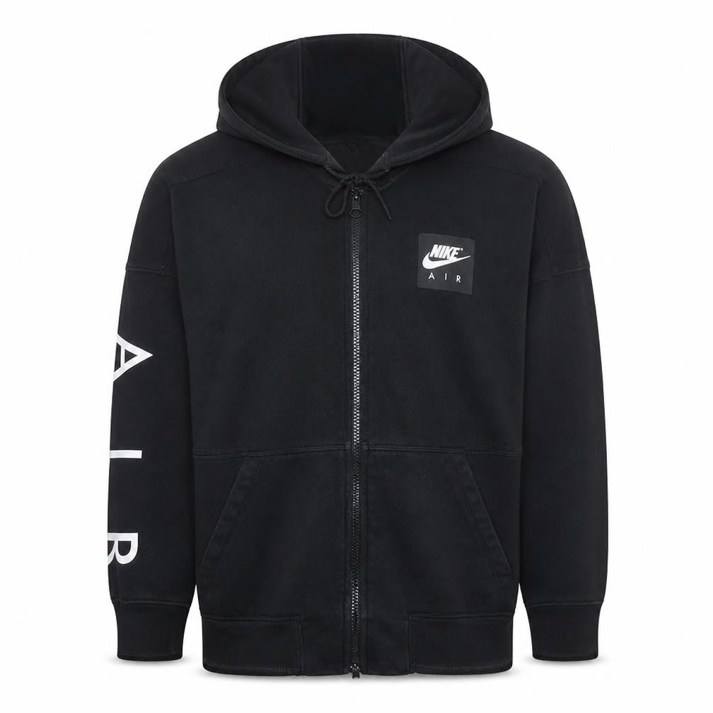 Nike Men’s Black Full Zip Hoodie S Fleece Sportswear