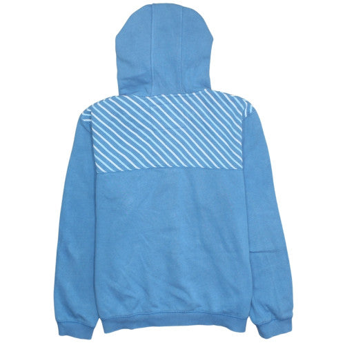 Quiksilver Boys Blue Full Zip Hoodie Size 16 Cotton Blend Casual