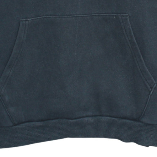Puma Men's Black Pullover Hoodie M Logo Fleece Sweatshirt