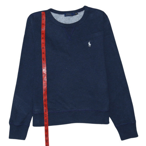 Polo Ralph Lauren Women's Navy Blue Crew Neck Sweatshirt Size L