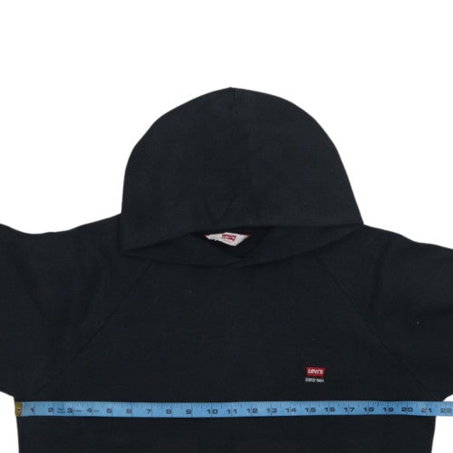 Levi's Men's Black Small Pullover Hoodie Logo Sweatshirt