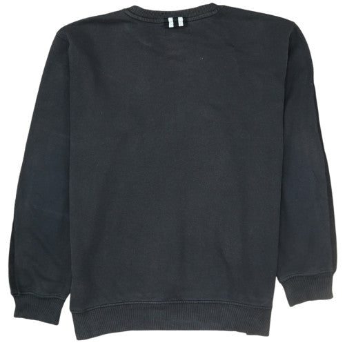 adidas Men's Black Classic Trefoil Crew Neck Sweatshirt Size M