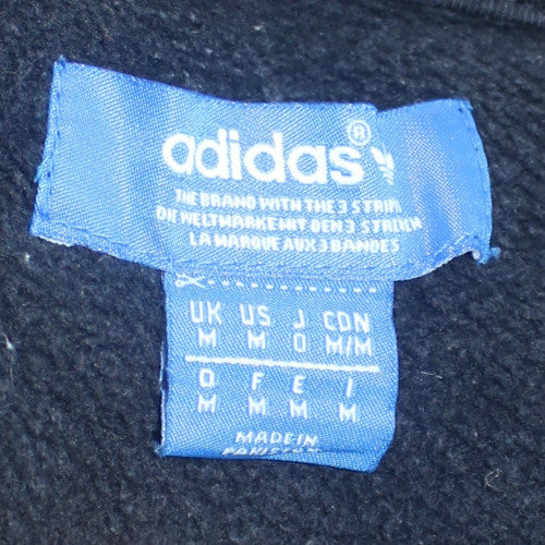 adidas Men's Black Classic Trefoil Crew Neck Sweatshirt Size M