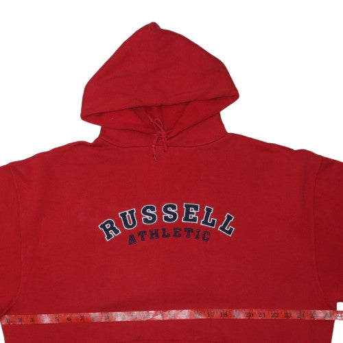 Russell Athletic Men's Red XL Pullover Hoodie Sweatshirt