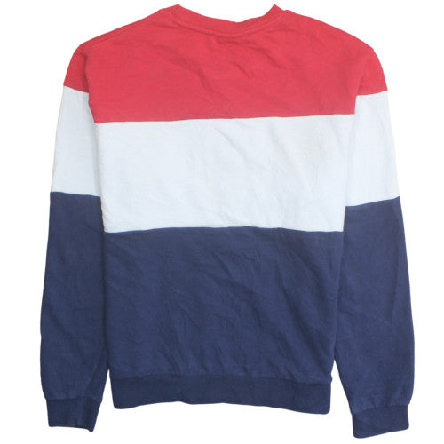 FILA Mens Multicoloured Crew Neck Pullover Sweatshirt XL