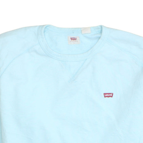 Levi’s Men’s Blue Crew Neck Pullover Sweatshirt Size L