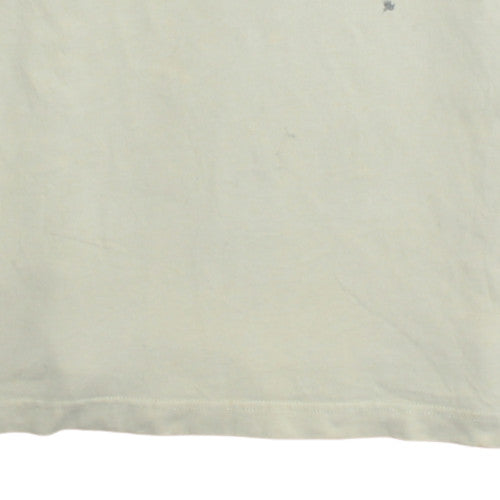 Tommy Hilfiger Men's Beige Long Sleeve Cotton Polo Shirt M