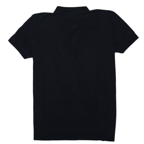 Kappa Men's Black 2XL Polo Shirt Cotton Short Sleeve Collared Top