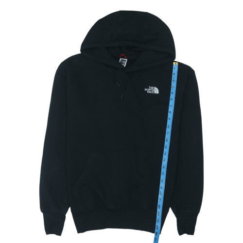 The North Face Men Black L Pullover Hoodie Cotton Blend Logo