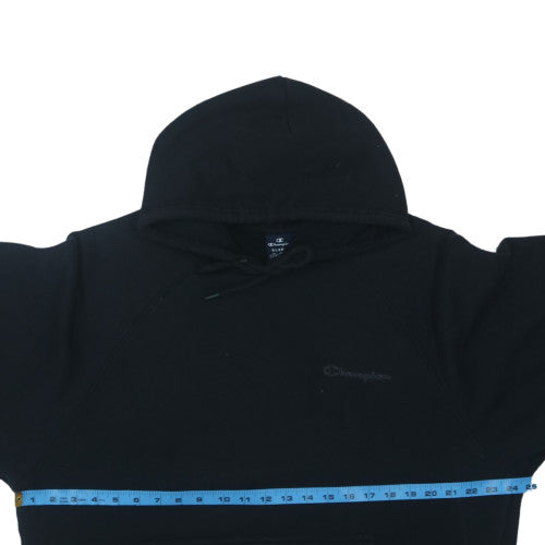 Champion Men's Black XL Pullover Hoodie Cotton Blend Fleece