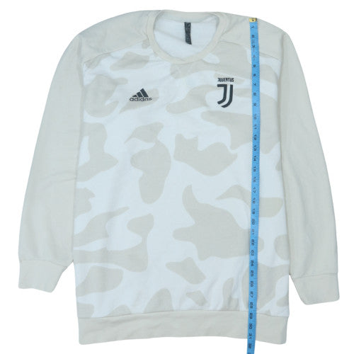 Adidas Men's Beige 3XL Juventus Camouflage Crew Neck Sweatshirt