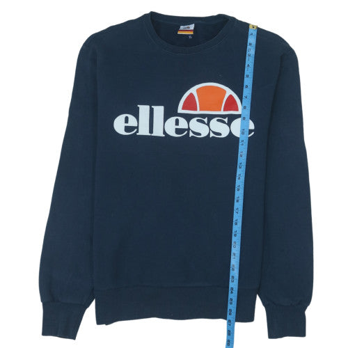 Ellesse Men’s Blue XL Pullover Logo Sweatshirt Retro Sportswear
