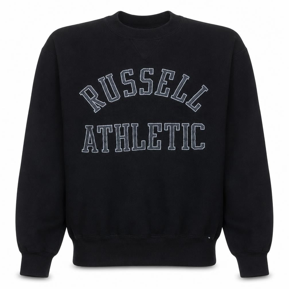Russell Athletic Men's Black L Sweatshirt Crew Neck Pullover