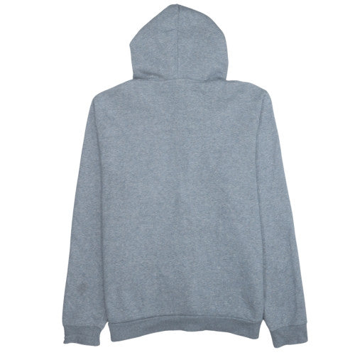 Reebok Mens Grey Full Zip Hoodie L Regular Fit Fleece Sweatshirt