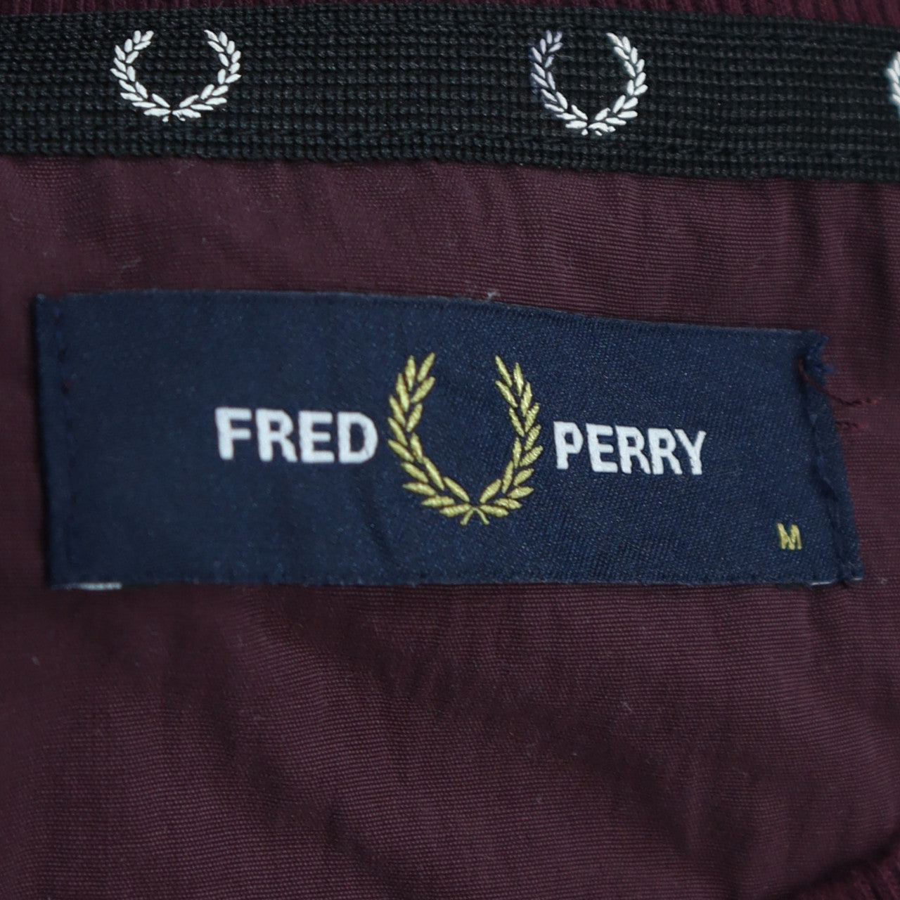 Fred Perry Men's Brown Logo Crew Neck Sweatshirt M