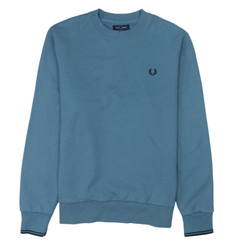 Fred Perry Mens Blue XL Crew Neck Pullover Sweatshirt