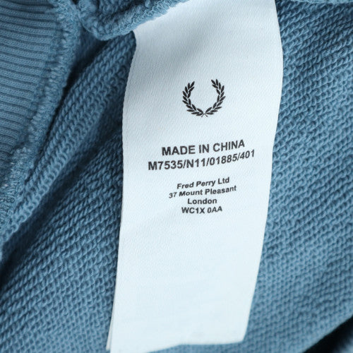 Fred Perry Mens Blue XL Crew Neck Pullover Sweatshirt