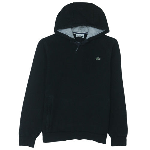 Lacoste Sport Men’s Black Pullover Hoodie M Regular Fit Fleece