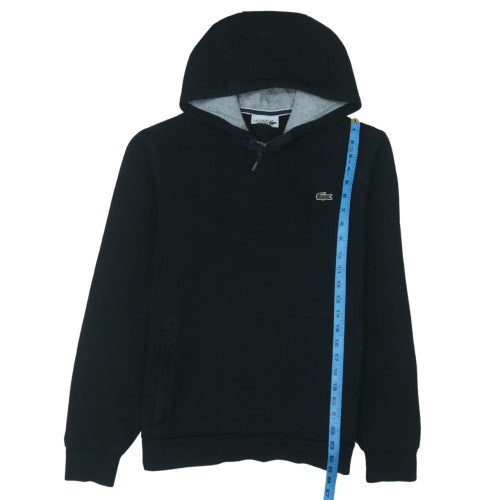 Lacoste Sport Men’s Black Pullover Hoodie M Regular Fit Fleece
