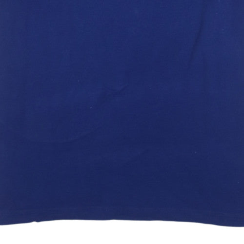 Chaps Ralph Lauren Men's Blue XL Cotton Polo Shirt