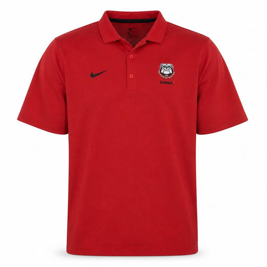 Nike Men's Red Bulldogs Polo Shirt XL Classic Fit