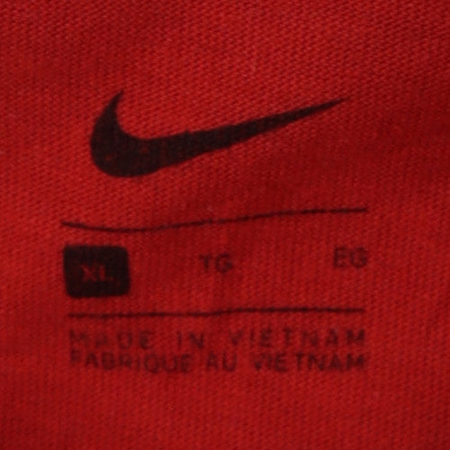 Nike Men's Red Bulldogs Polo Shirt XL Classic Fit