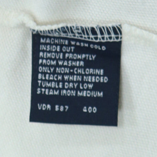 Nautica Men's White XL Cotton Fish Print Polo Shirt