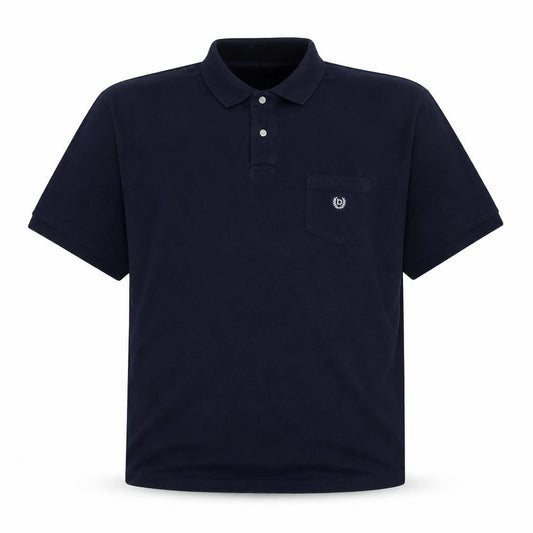 Chaps Men's Blue Cotton Short Sleeve Polo Shirt XL
