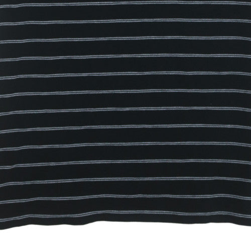Polo Ralph Lauren Men's Black Striped Cotton Polo Shirt XL