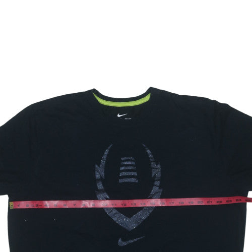 Nike Men's Black Dri-FIT Sports Graphic 2XL T-Shirt