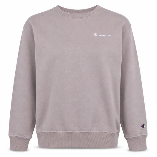 Champion Womens Beige Small Crew Neck Pullover Sweatshirt