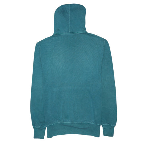 Champion Men's Green Pullover Hoodie Medium Logo Fleece Sweatshirt