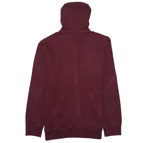 Armani Jeans Men's Red Full Zip Hooded Sweatshirt Size M