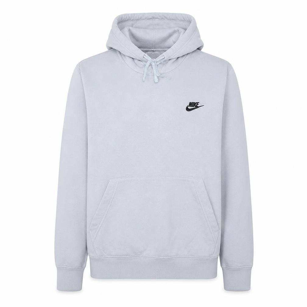 Nike Men's White Pullover Hoodie Small Regular Fit Logo Fleece