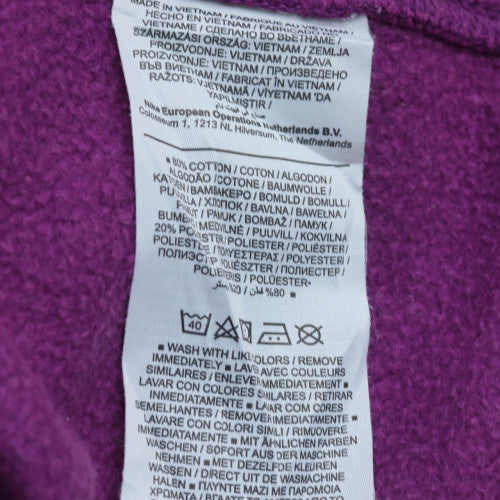 Nike Womens Purple Crew Neck Pullover Sweatshirt Size L