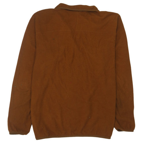 The North Face Men's Brown XL Fleece 1/4 Zip Pullover Sweatshirt