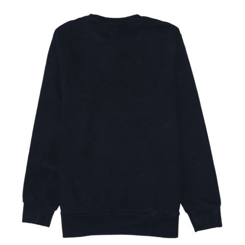 Levi's Men's Black Crew Neck Embroidered Logo Sweatshirt L