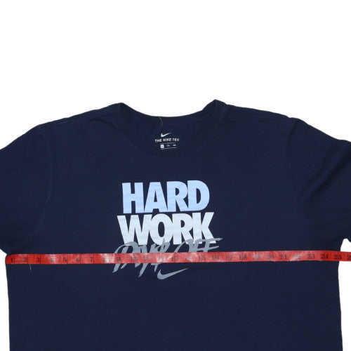 Nike Mens Blue 2XL Athletic Fit Hard Work T-Shirt