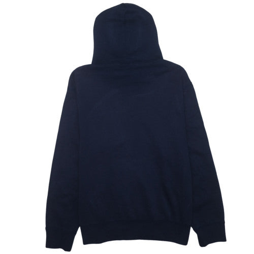 Polo Ralph Lauren Men's Navy Blue Hoodie Large Cotton Blend