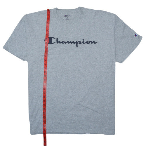 Champion Men's Grey 2XL Authentic Athleticwear Cotton T-Shirt