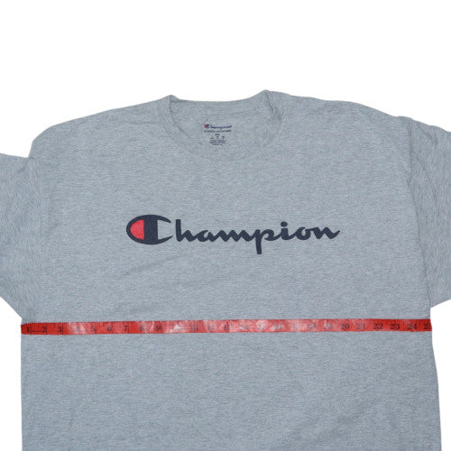 Champion Men's Grey 2XL Authentic Athleticwear Cotton T-Shirt
