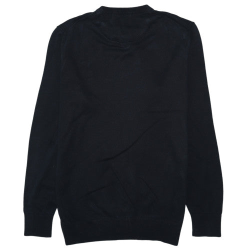 Timberland Men's Black Cotton Crew Neck Pullover Jumper M